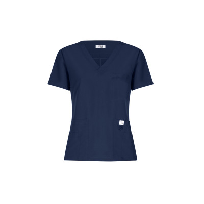 Breathing Scrub Top - Navy Blue / Azul Oscuro